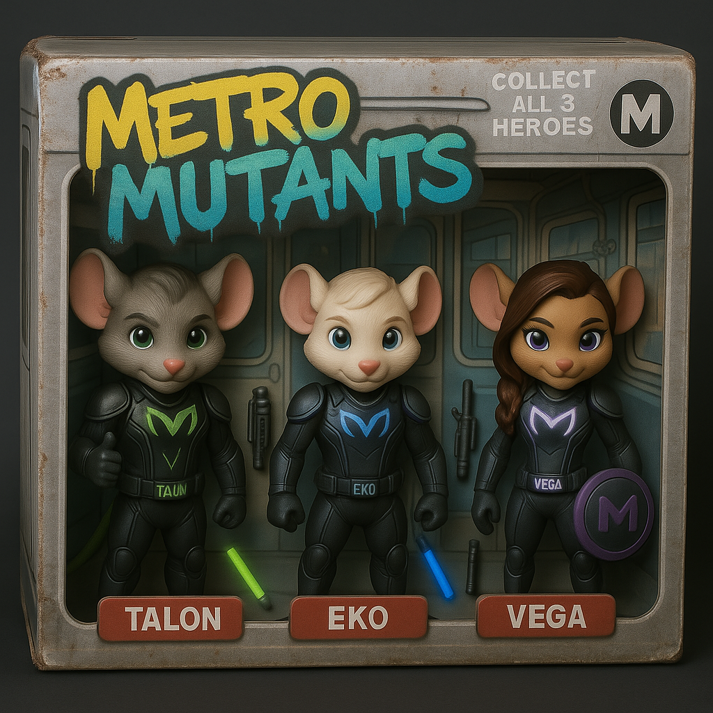 Metro Mutants Action Figure Set