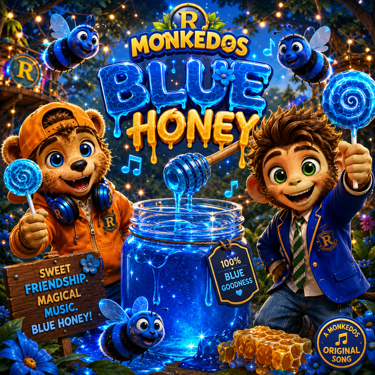Monkedos Blue Honey