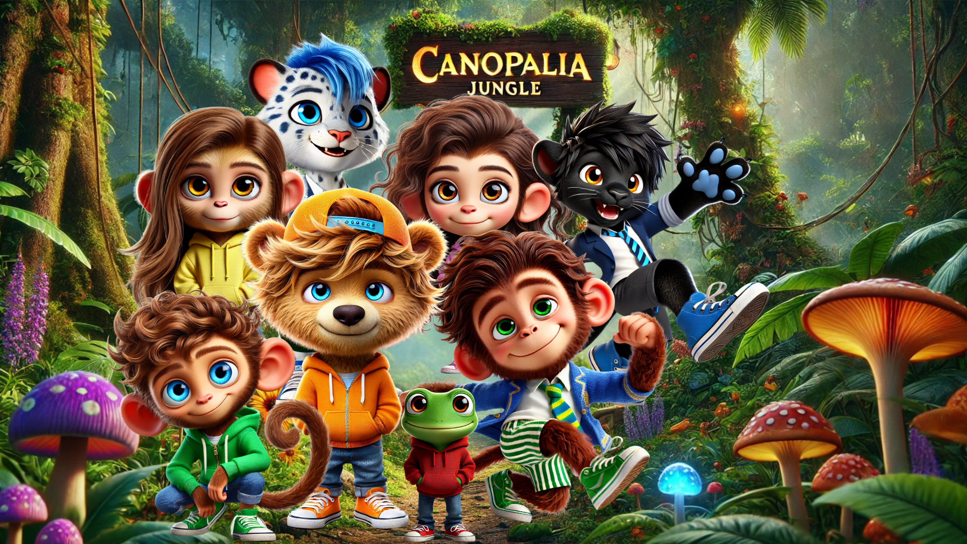 Monkedos & Friends - Cast of Characters